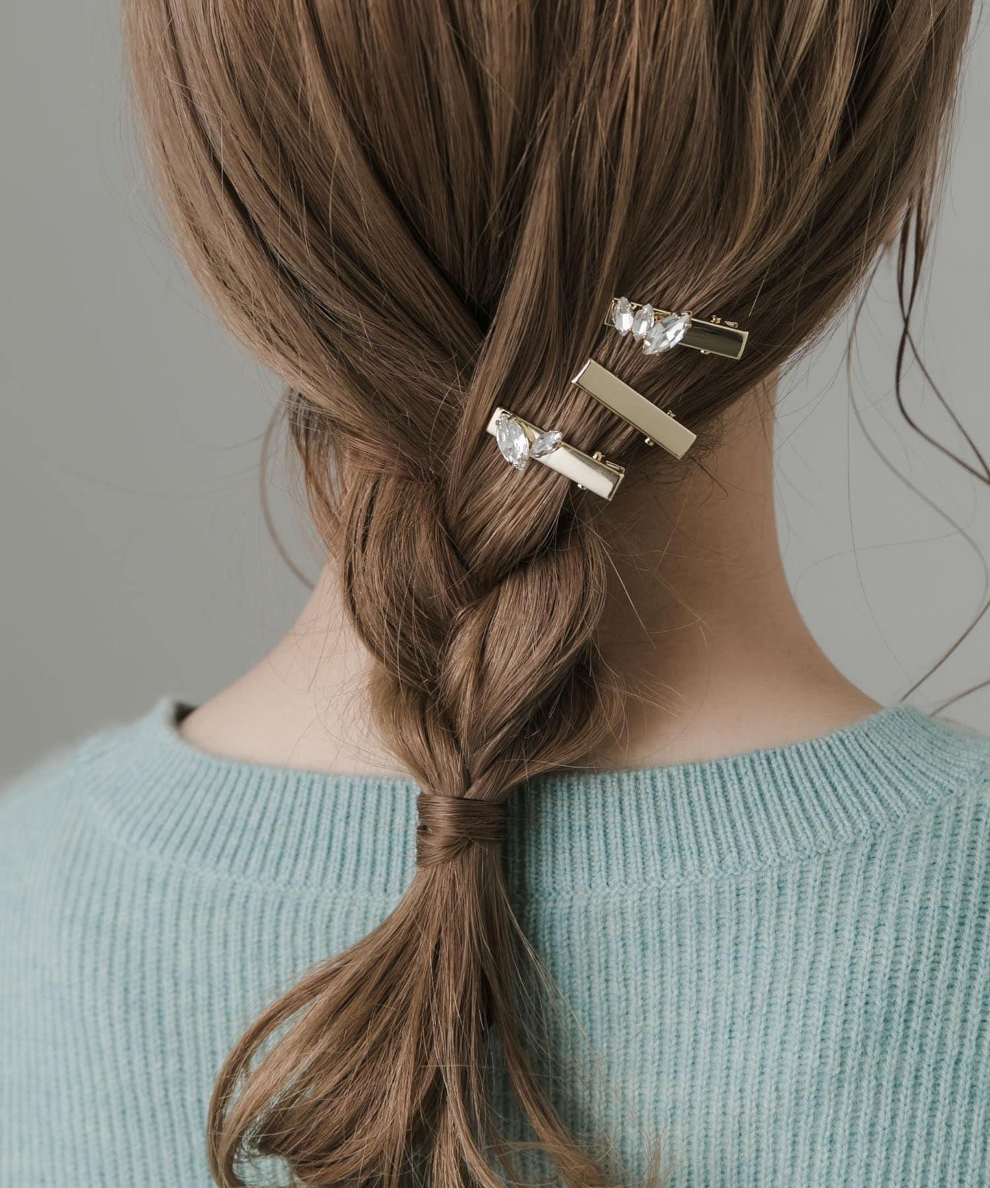 金屬飾品三件套髮夾