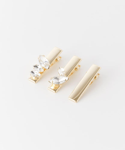 金屬飾品三件套髮夾