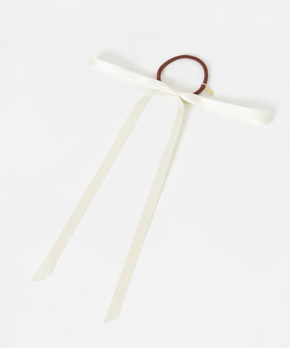 長款緞面蝴蝶結髮圈