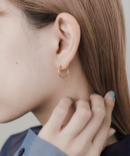 不鏽鋼迷你圓環耳環