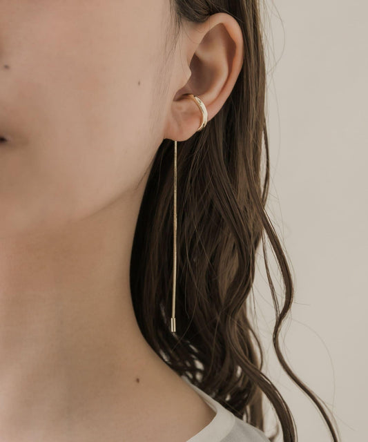 長款鏈條簡約耳夾