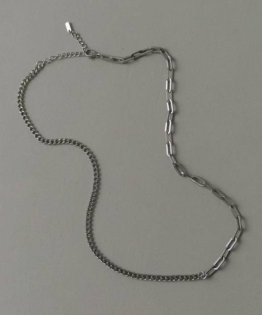 不鏽鋼橢圓切割鏈條項鍊