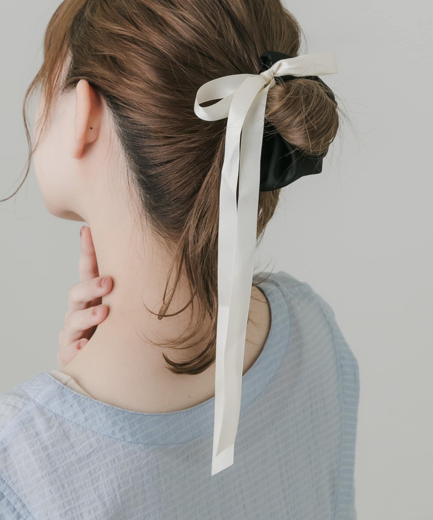 多功能拼色毛絨髮帶