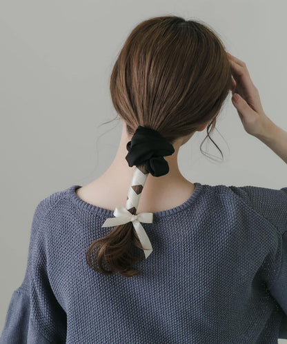 多功能拼色毛絨髮帶