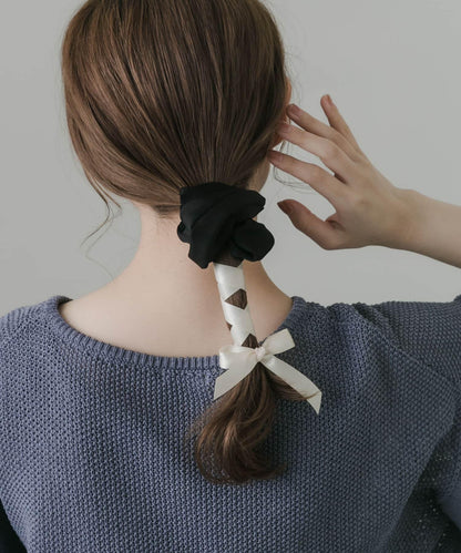 多功能拼色毛絨髮帶