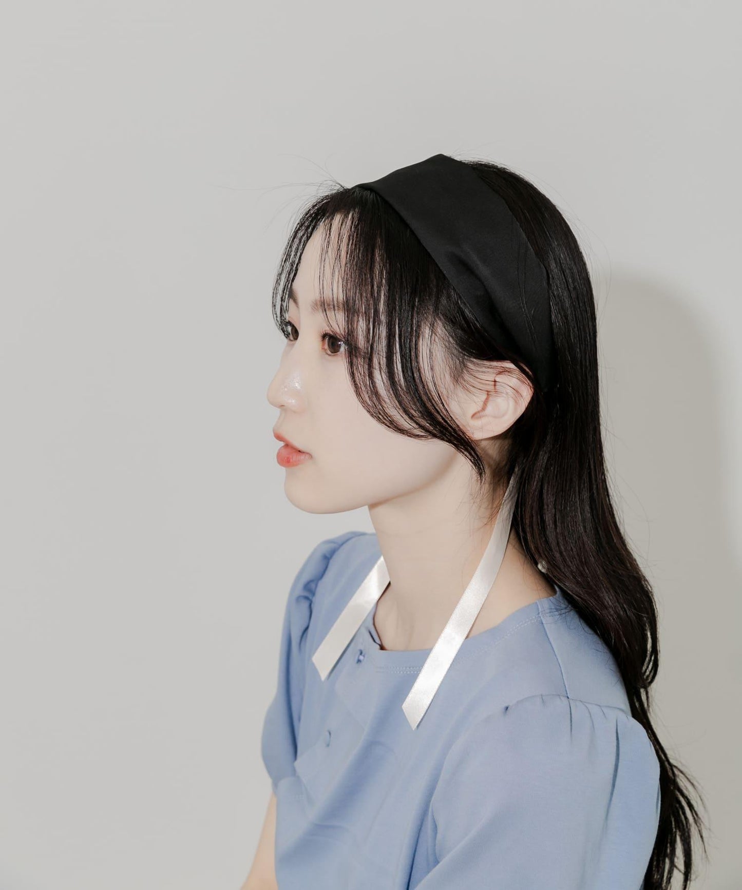 多功能拼色毛絨髮帶