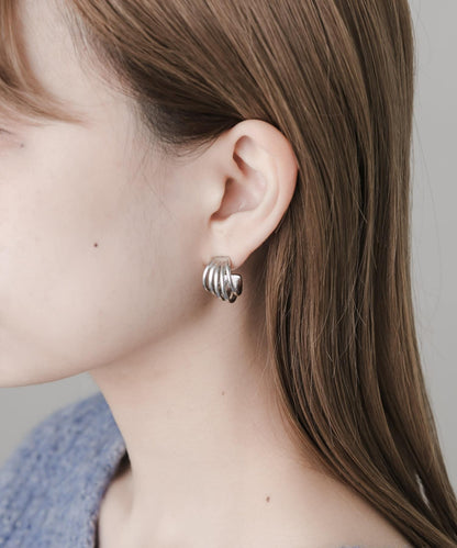 不鏽鋼金屬線條耳環