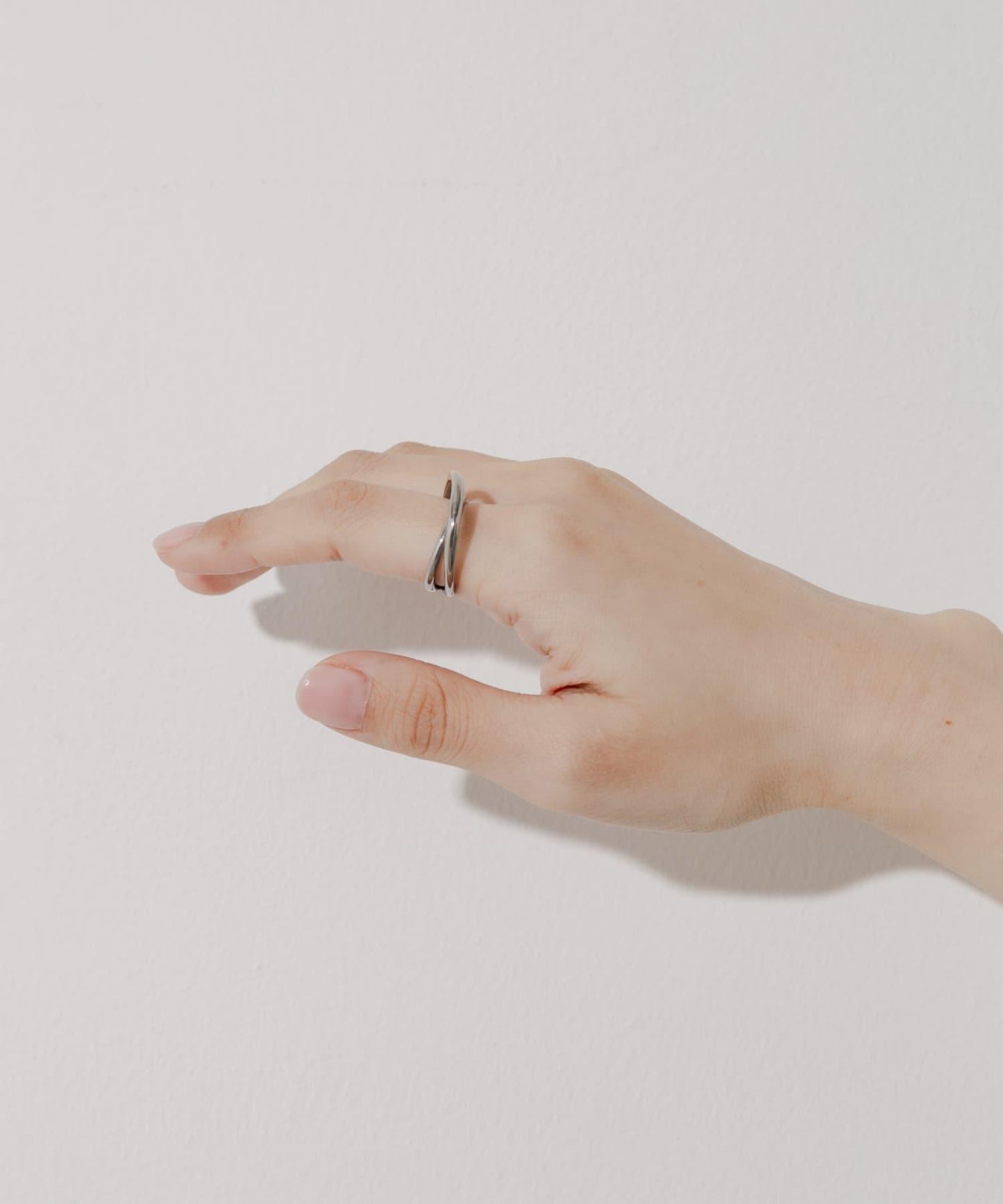 不鏽鋼雙線戒指