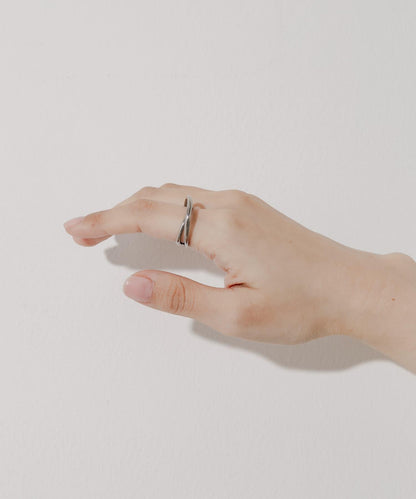 不鏽鋼雙線戒指