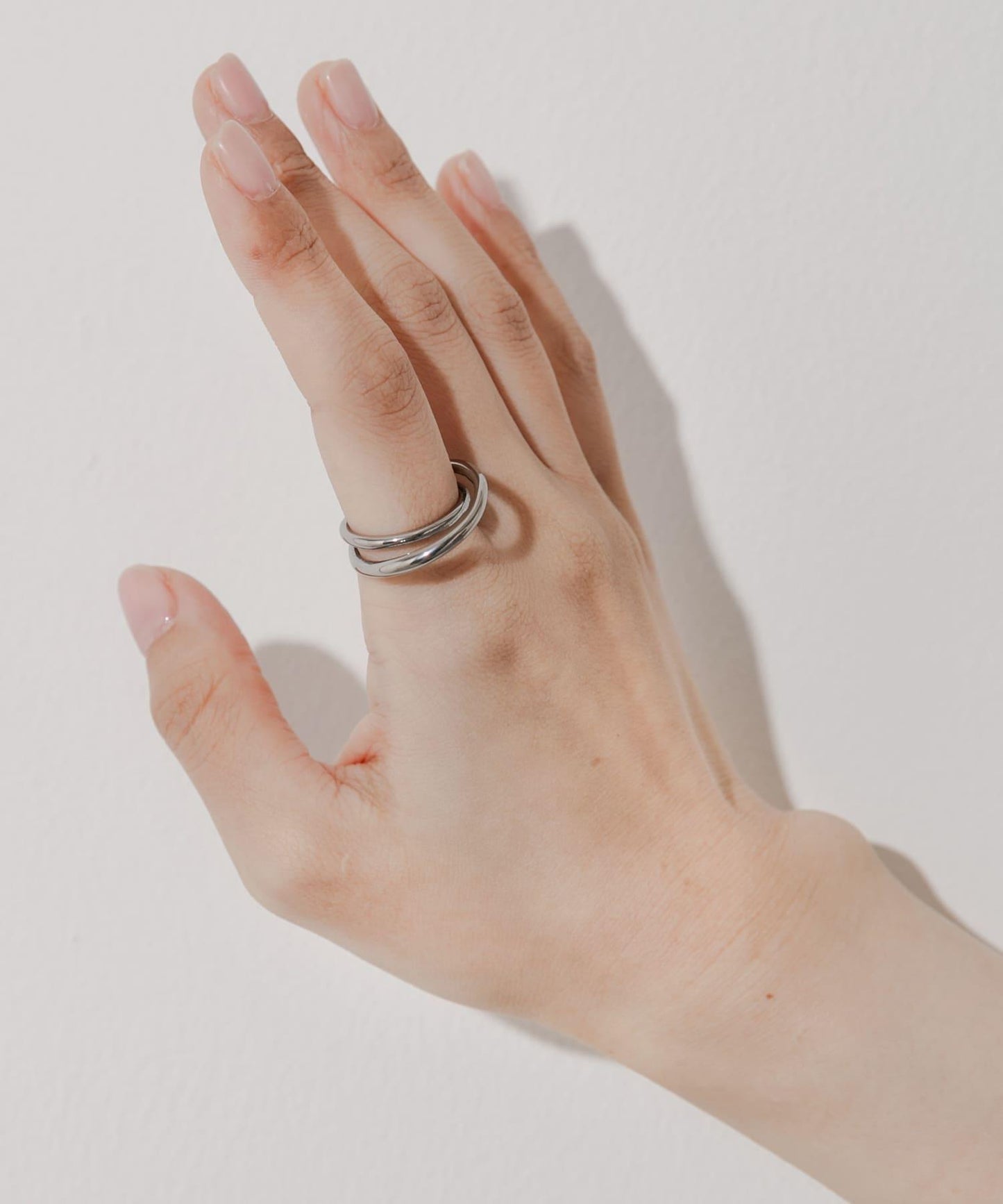 不鏽鋼雙線戒指