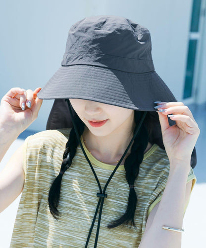 防潑水/防紫外線遮陽漁夫帽