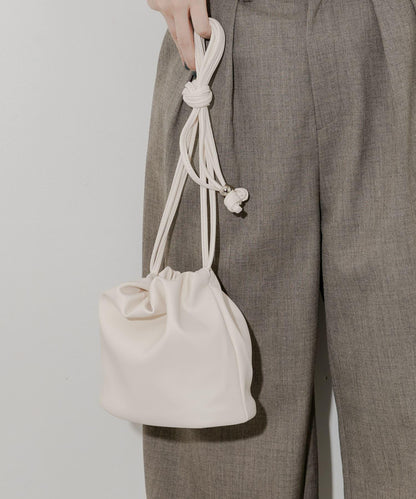 圓形束口單肩包