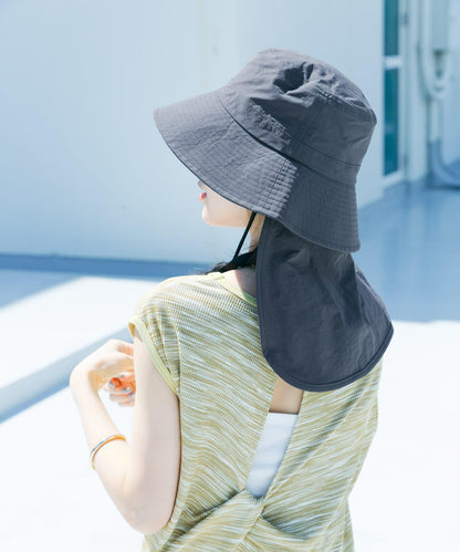 防潑水/防紫外線遮陽漁夫帽