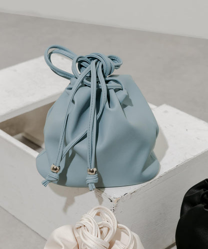 圓形束口單肩包