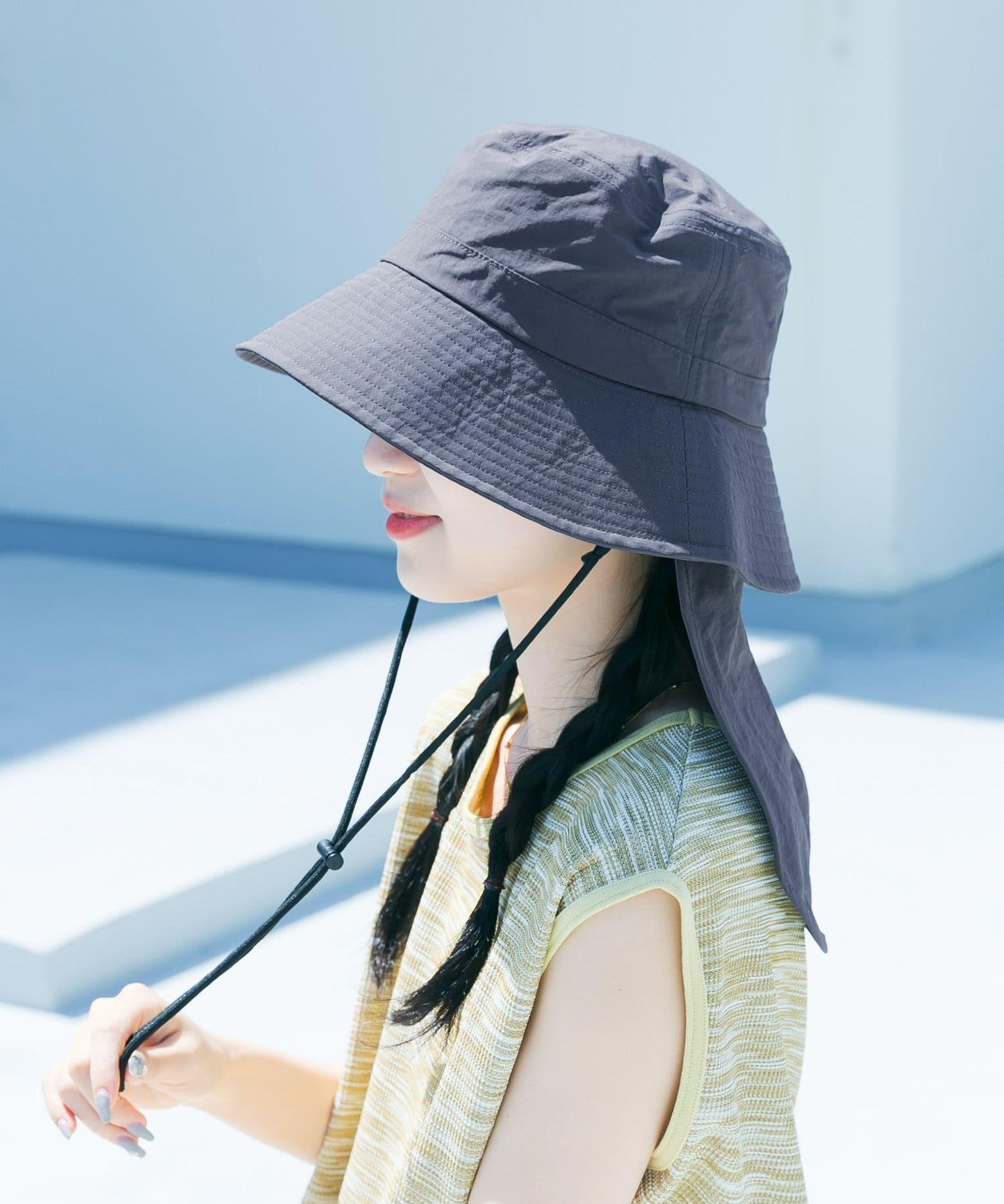 防潑水/防紫外線遮陽漁夫帽