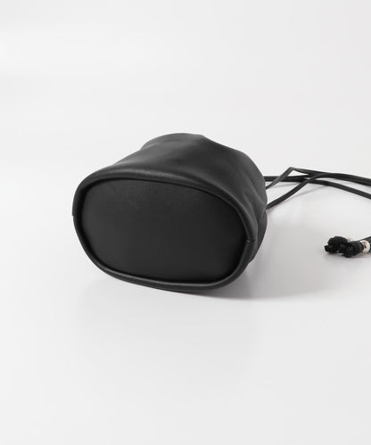 圓形束口單肩包