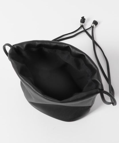 圓形束口單肩包