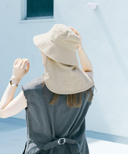 防潑水/防紫外線遮陽漁夫帽