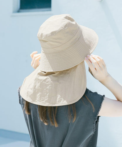 防潑水/防紫外線遮陽漁夫帽