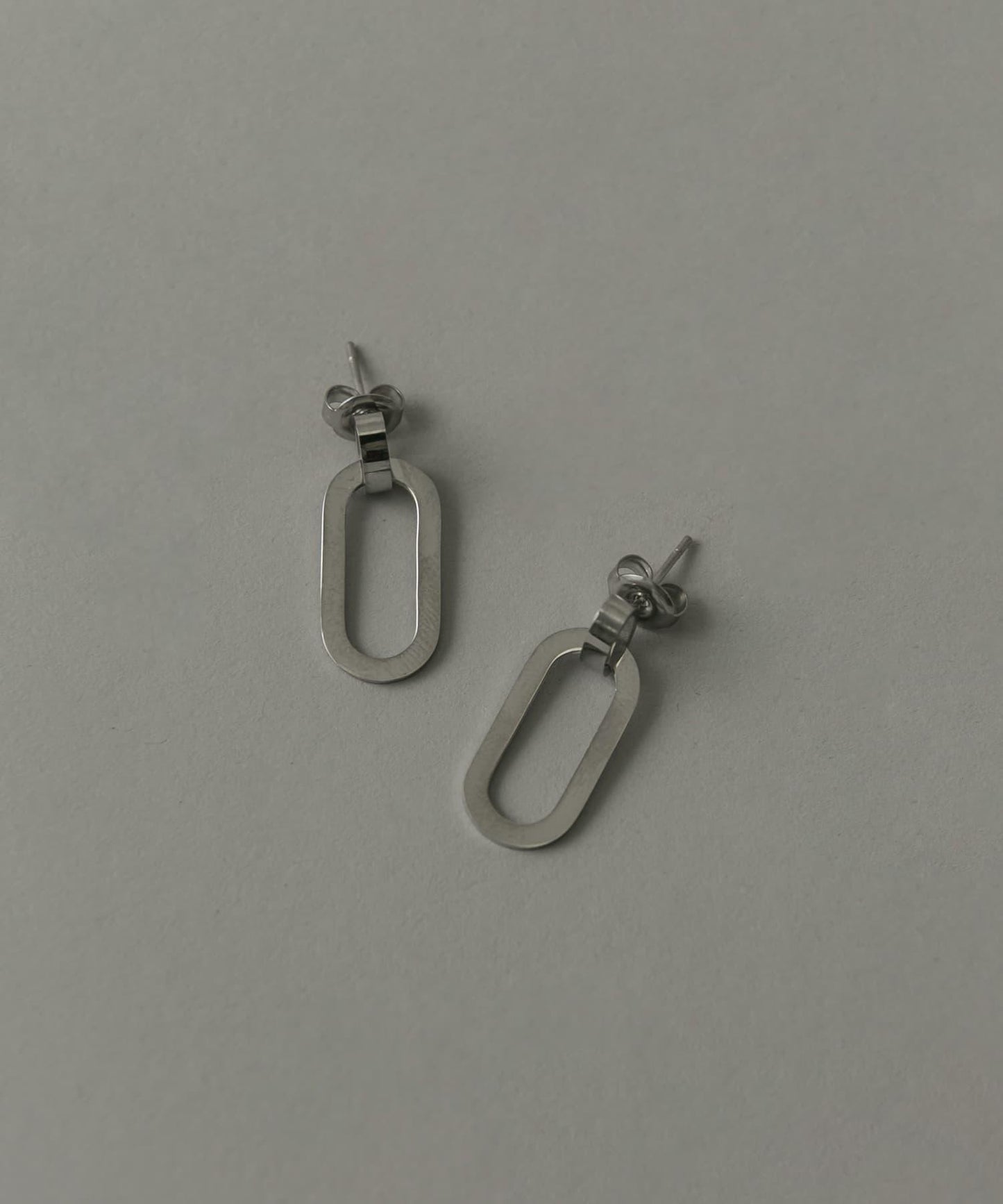 不鏽鋼雙橢圓耳釘