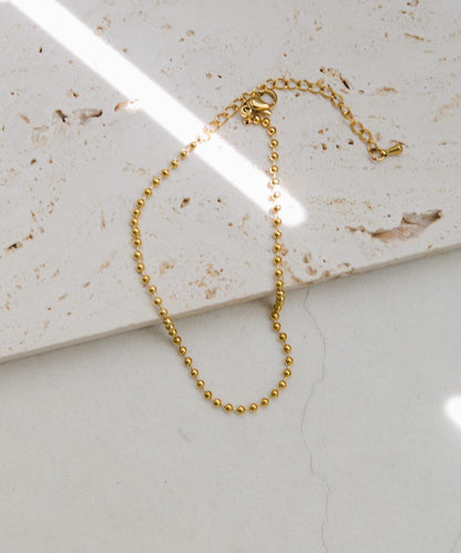 不鏽鋼圓球簡約手鍊