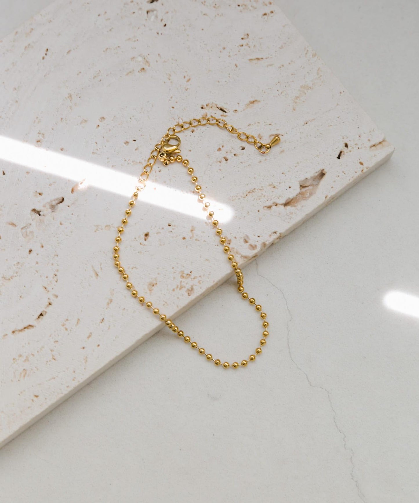 不鏽鋼圓球簡約手鍊