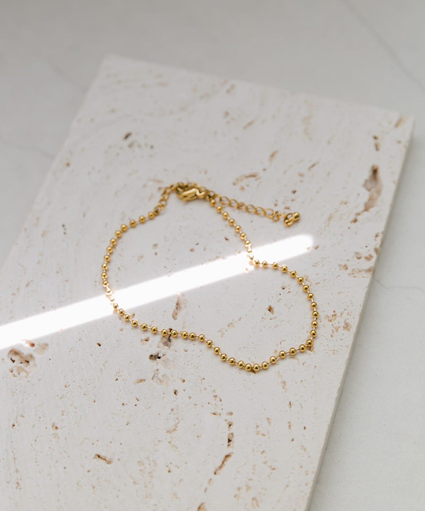 不鏽鋼圓球簡約手鍊