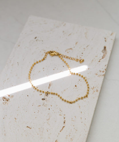 不鏽鋼圓球簡約手鍊