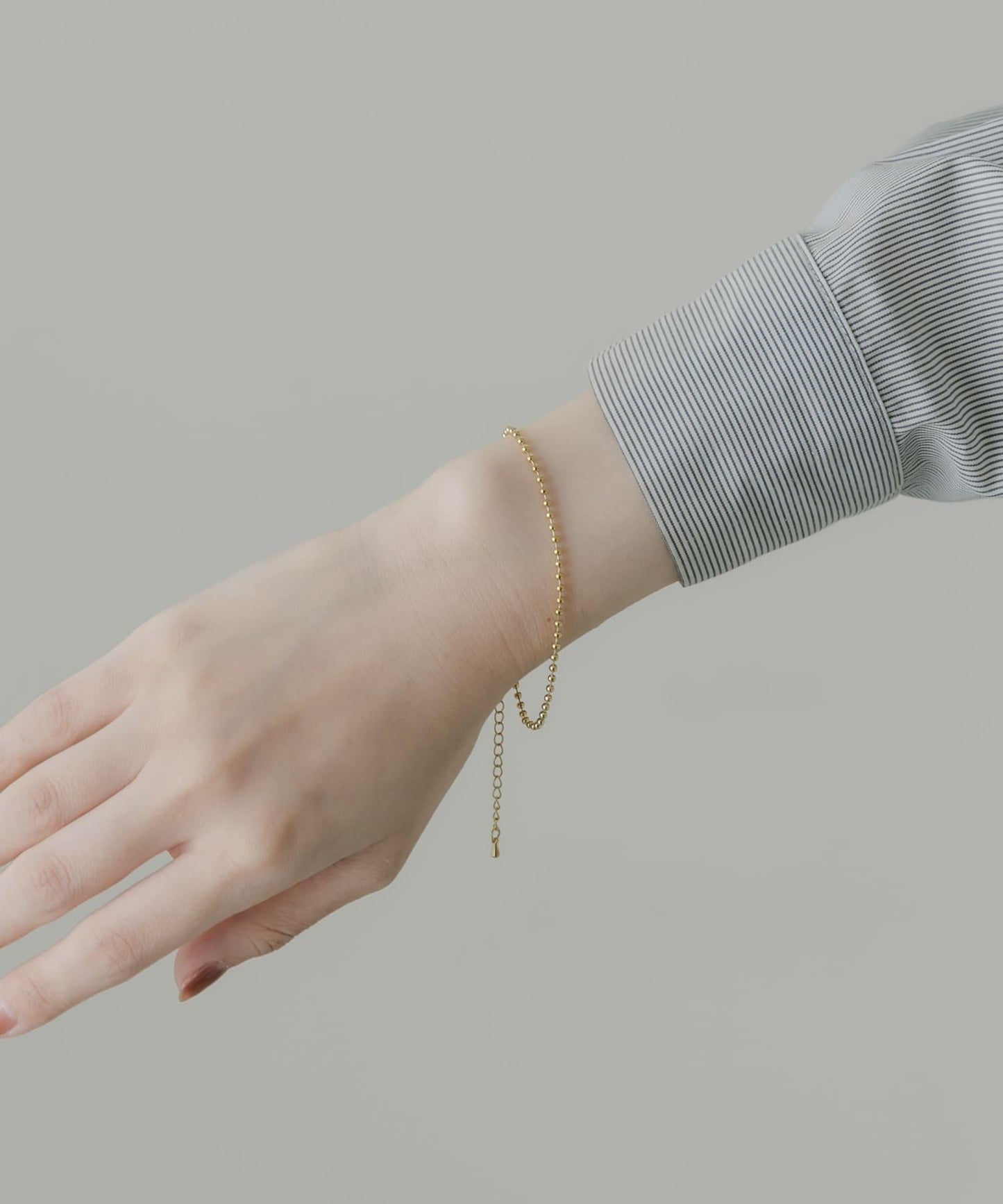 不鏽鋼圓球簡約手鍊