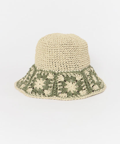 鉤針花樣紙草帽