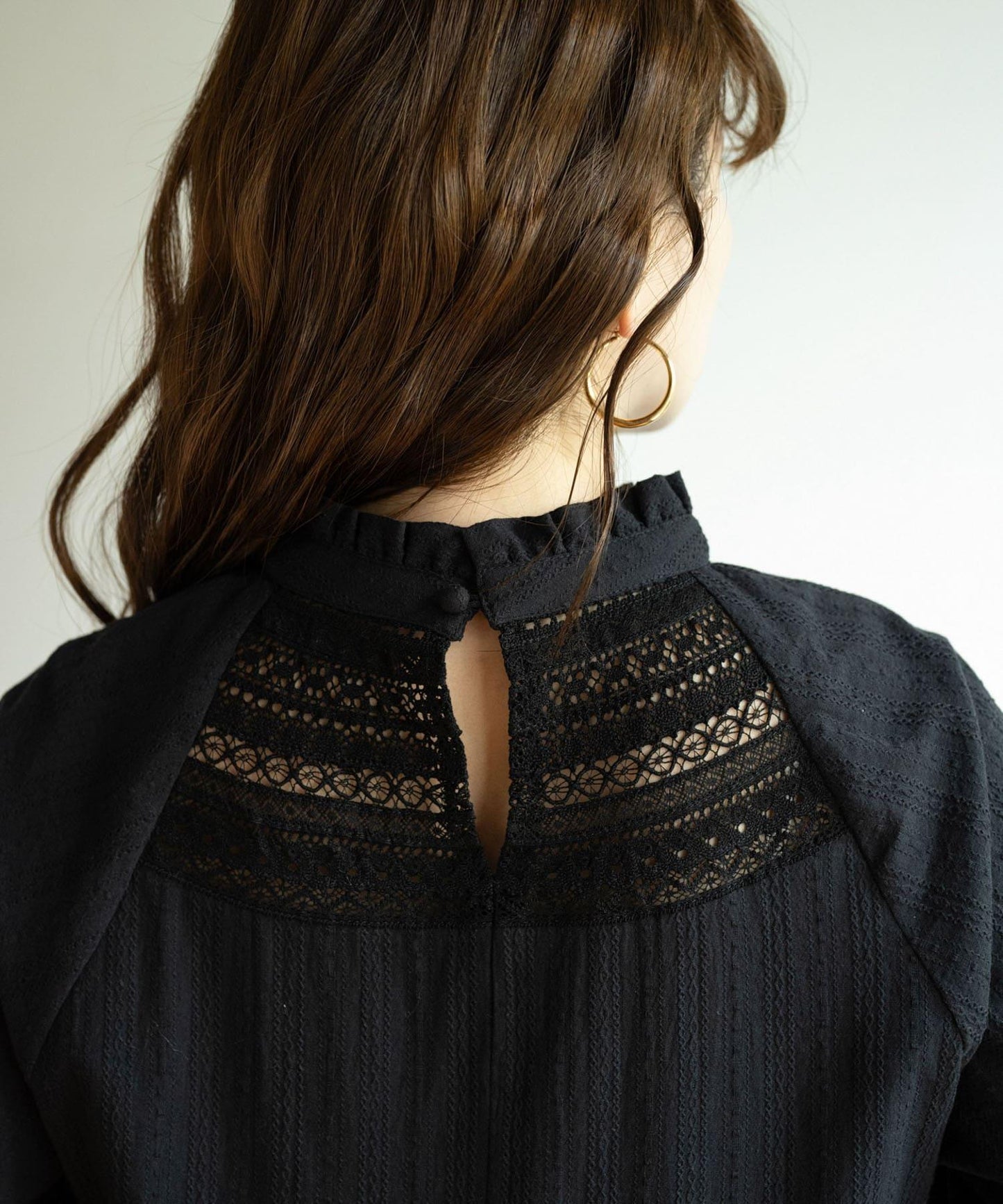 【/部分門店限定】NaokoTakayama蕾絲襯衫