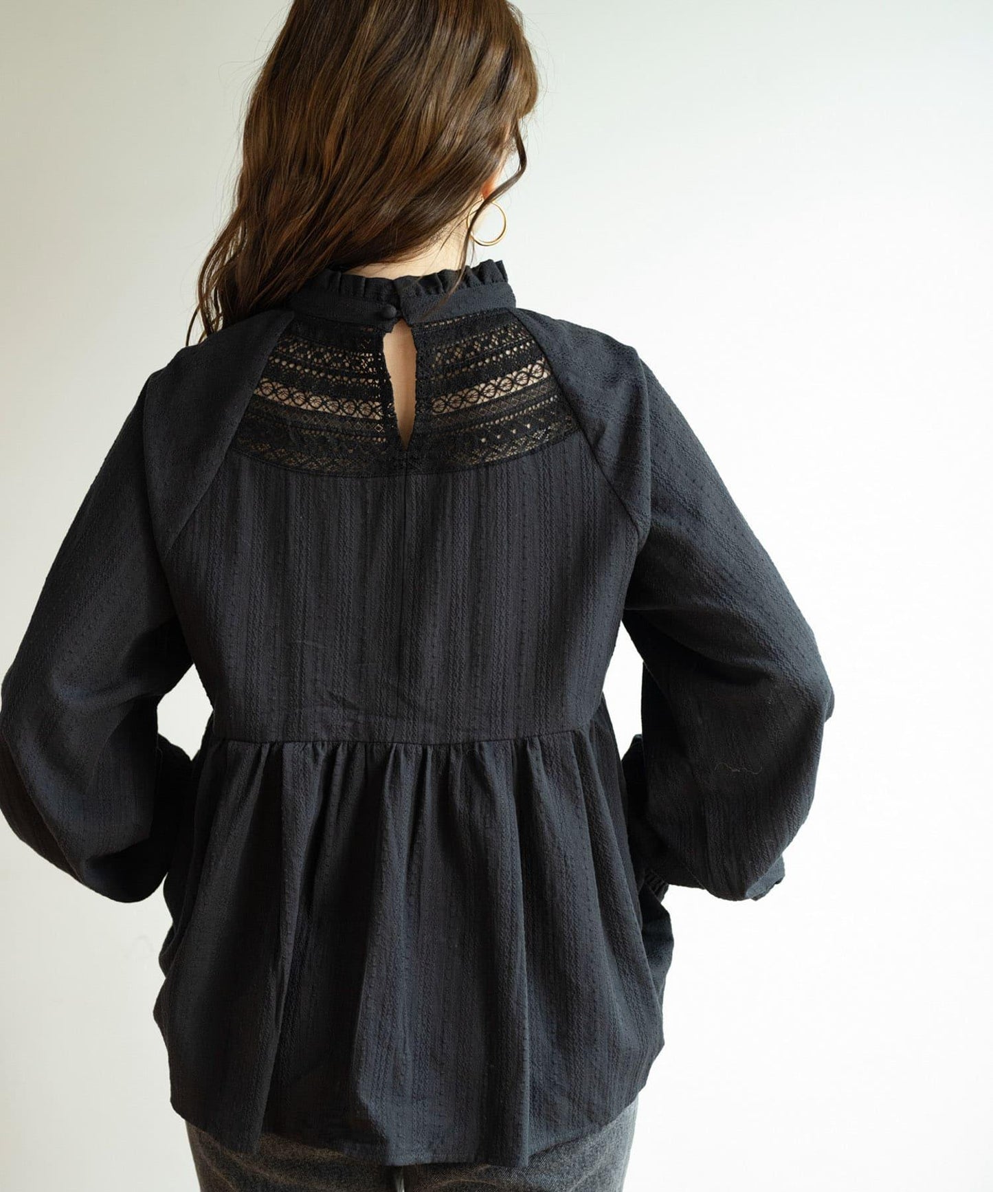 【/部分門店限定】NaokoTakayama蕾絲襯衫