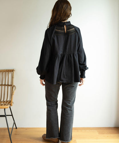 【/部分門店限定】NaokoTakayama蕾絲襯衫