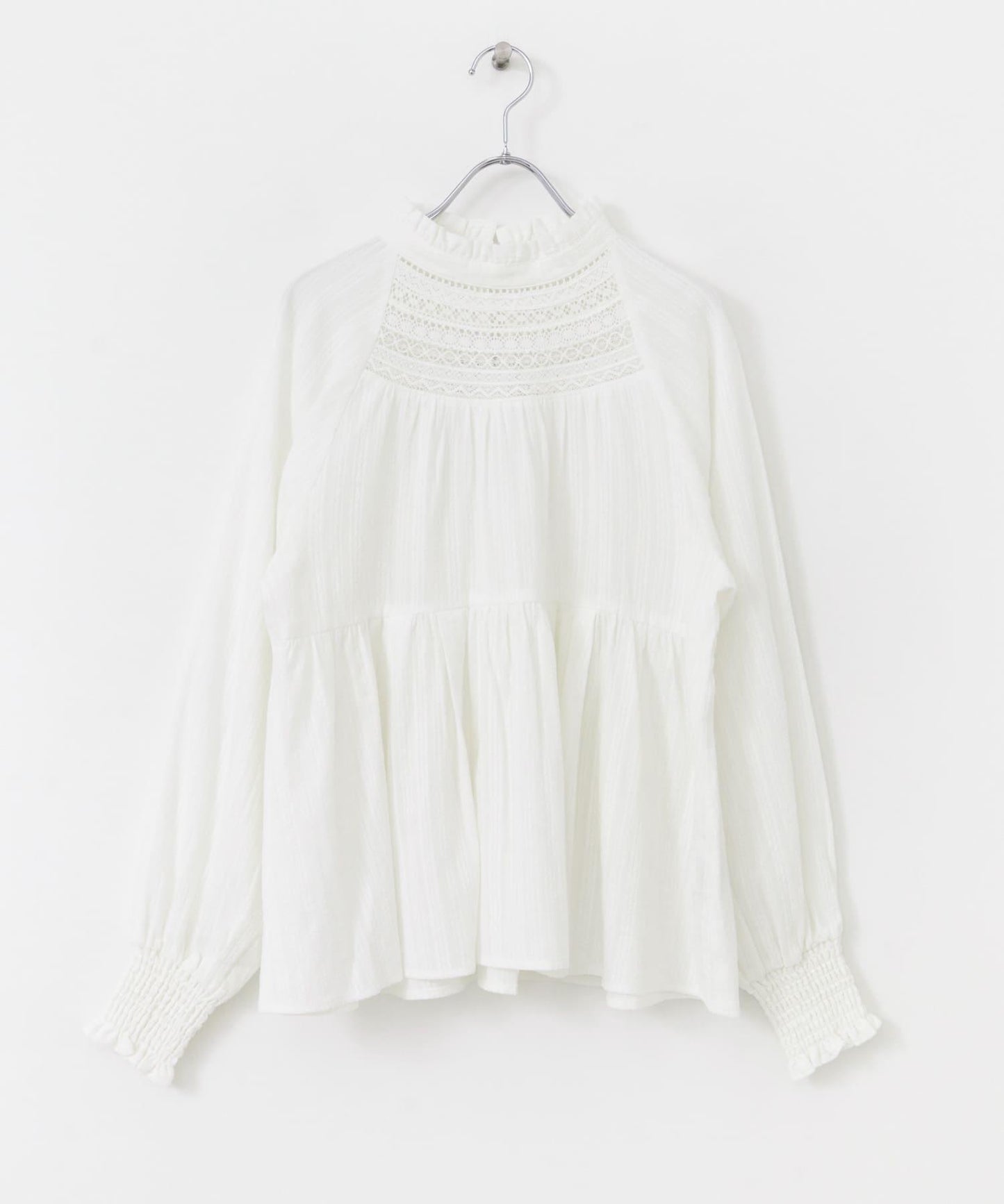 【/部分門店限定】NaokoTakayama蕾絲襯衫