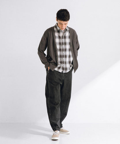 亞麻混紡針織開衫