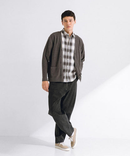 亞麻混紡針織開衫