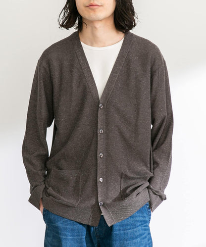 亞麻混紡針織開衫