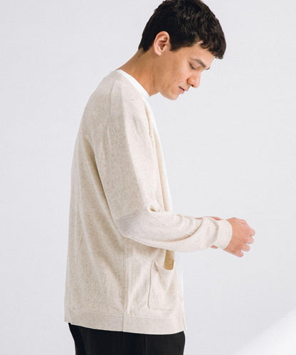 亞麻混紡針織開衫