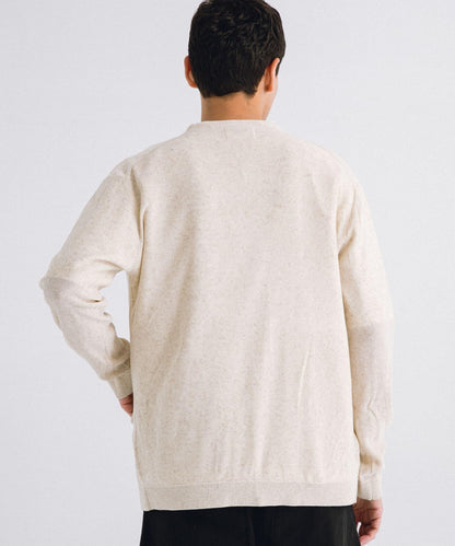 亞麻混紡針織開衫