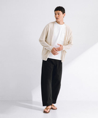 亞麻混紡針織開衫