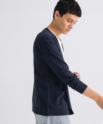 亞麻混紡針織開衫