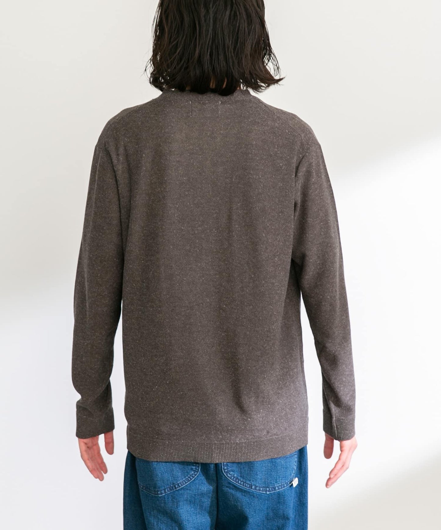 亞麻混紡針織開衫