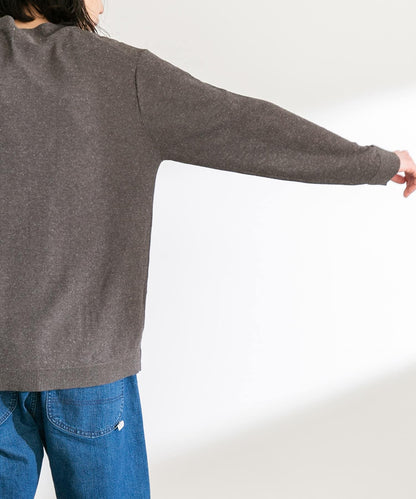 亞麻混紡針織開衫