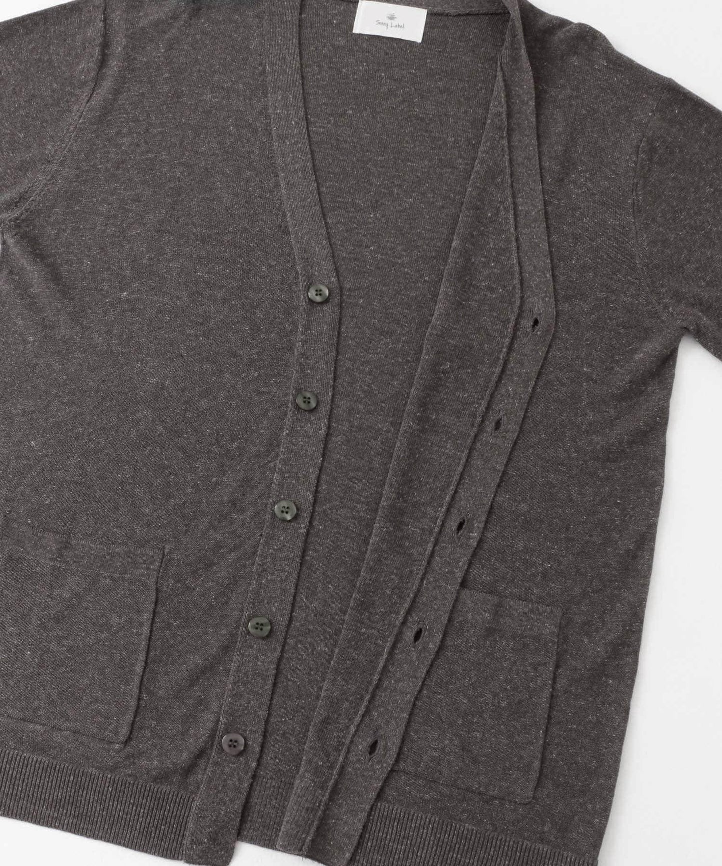 亞麻混紡針織開衫