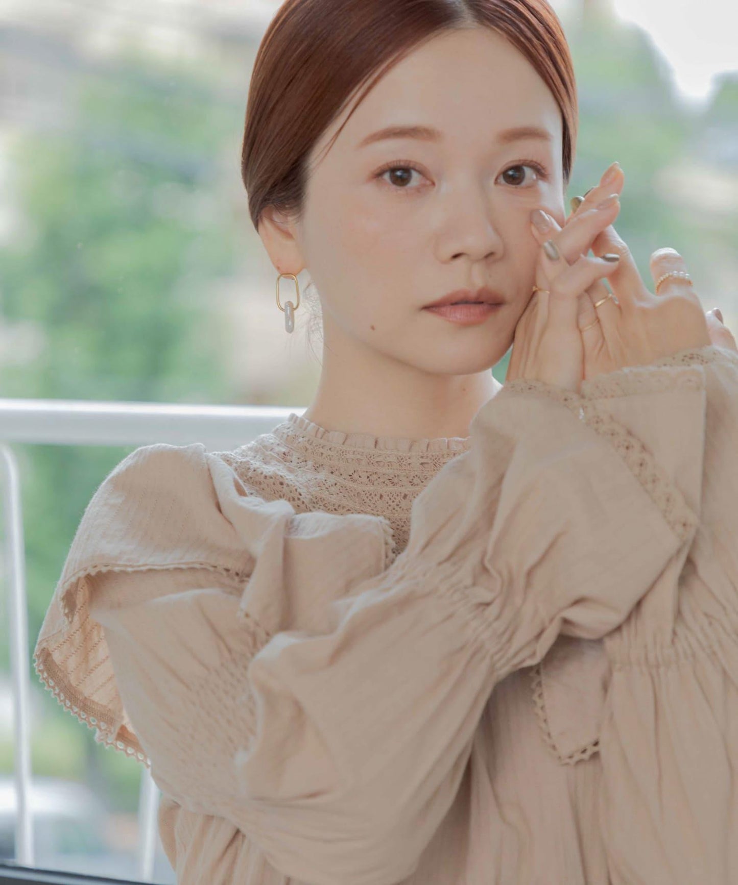 NaokoTakayama聯名荷葉邊連衣裙