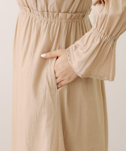 NaokoTakayama聯名荷葉邊連衣裙