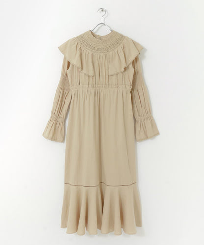 NaokoTakayama聯名荷葉邊連衣裙