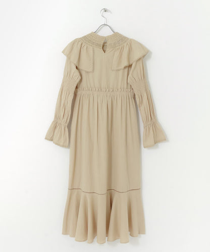 NaokoTakayama聯名荷葉邊連衣裙