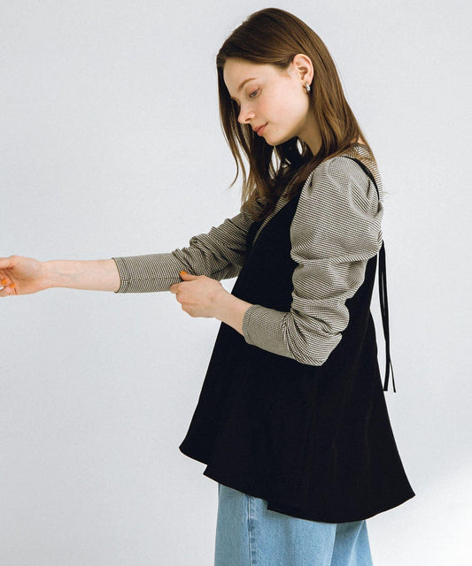 荷葉邊吊帶背心