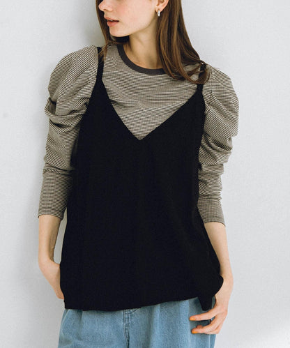 荷葉邊吊帶背心